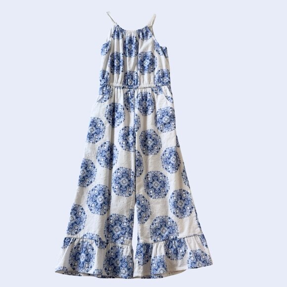 Girls Rachel Zoe for Janie & Jack Medallion Jumpsuit, Size 7 - Picture 5 of 9